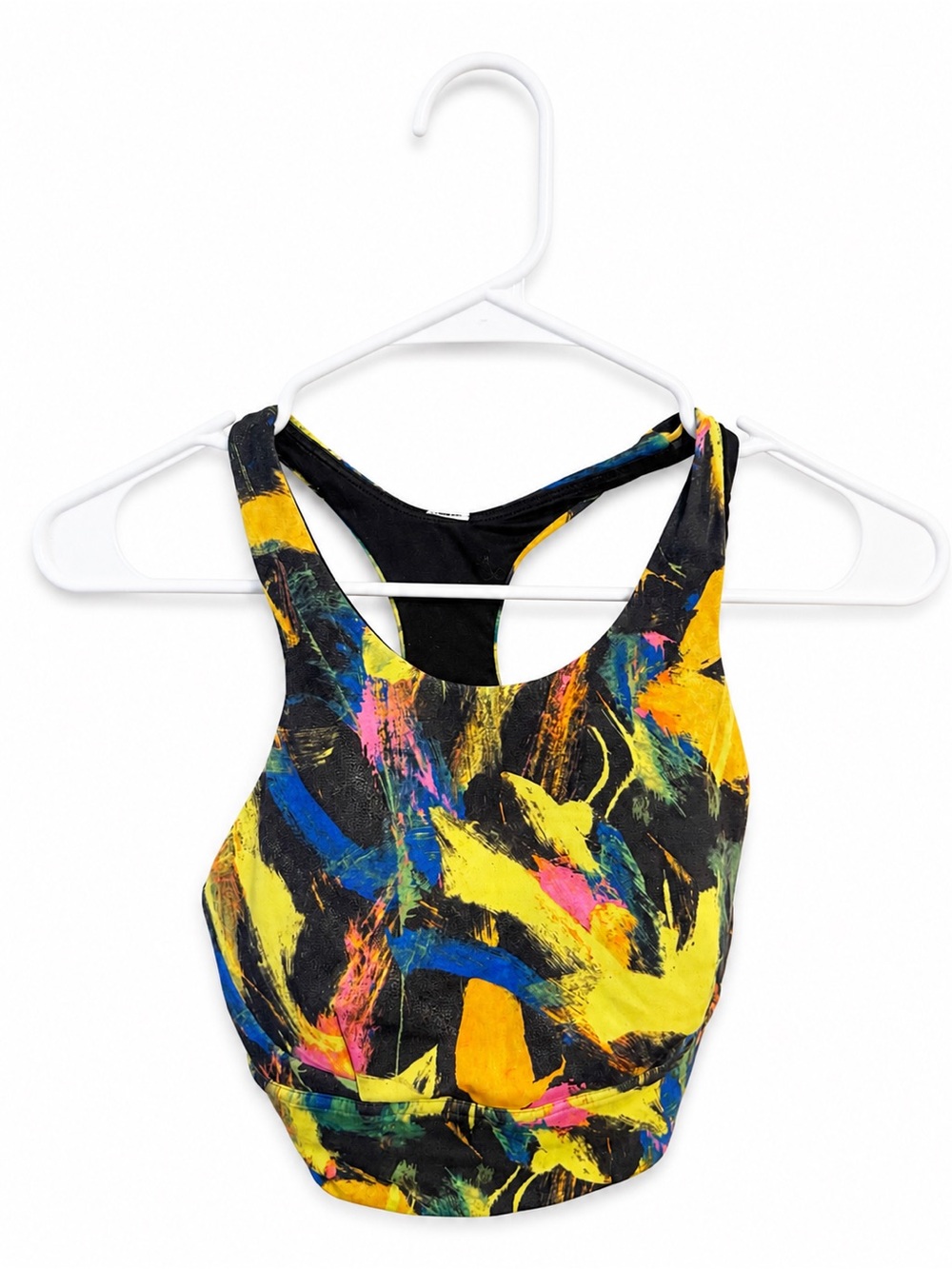 lululemon athletica Multicolor Brushstroke Racerback Crop Top